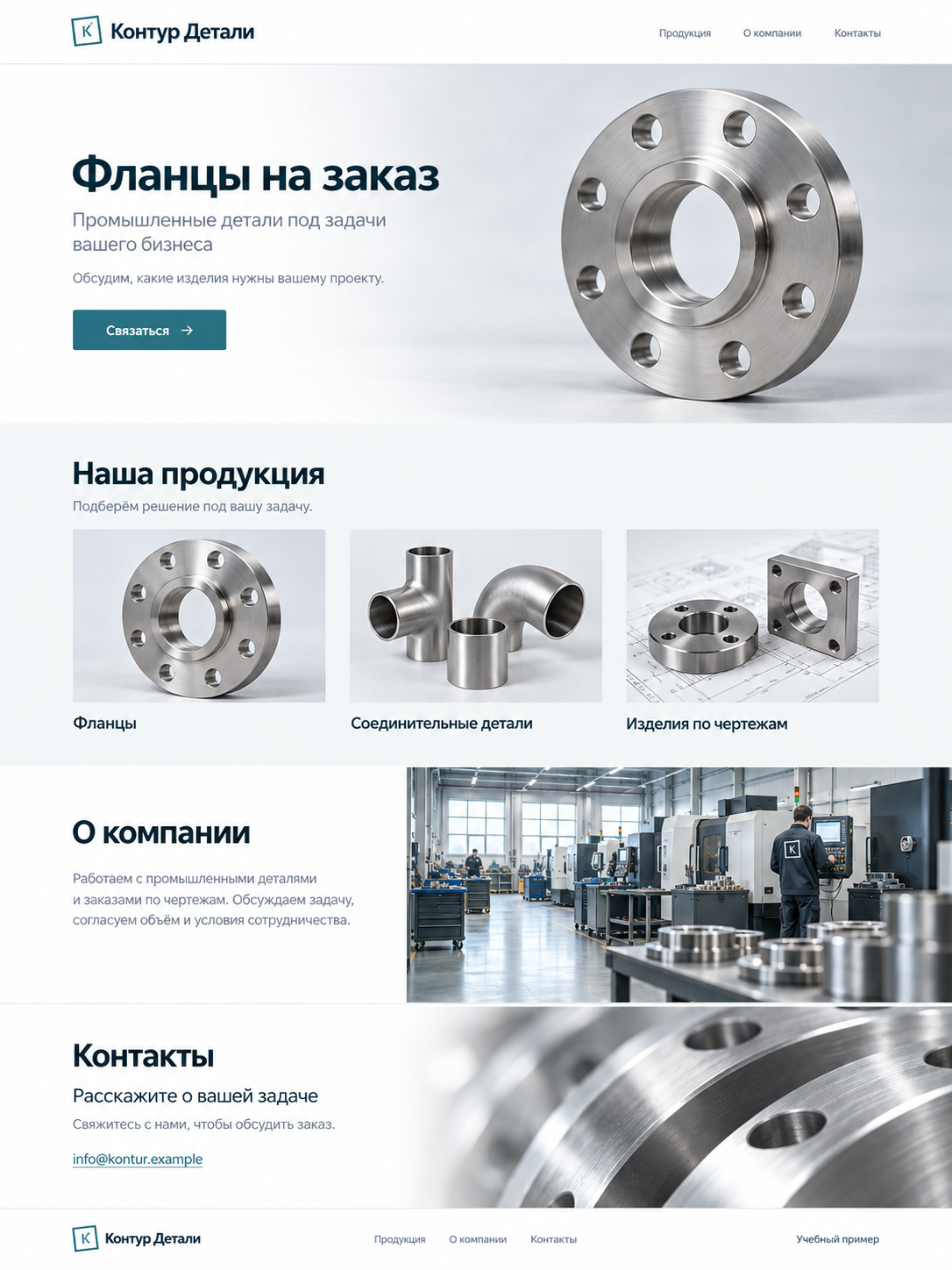 Исходная структура: Фланцы на заказ